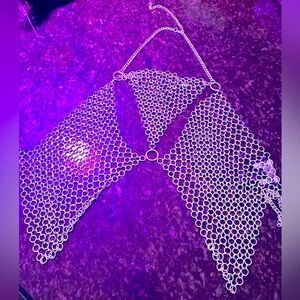 Darker Wavs Chain Mail halter top